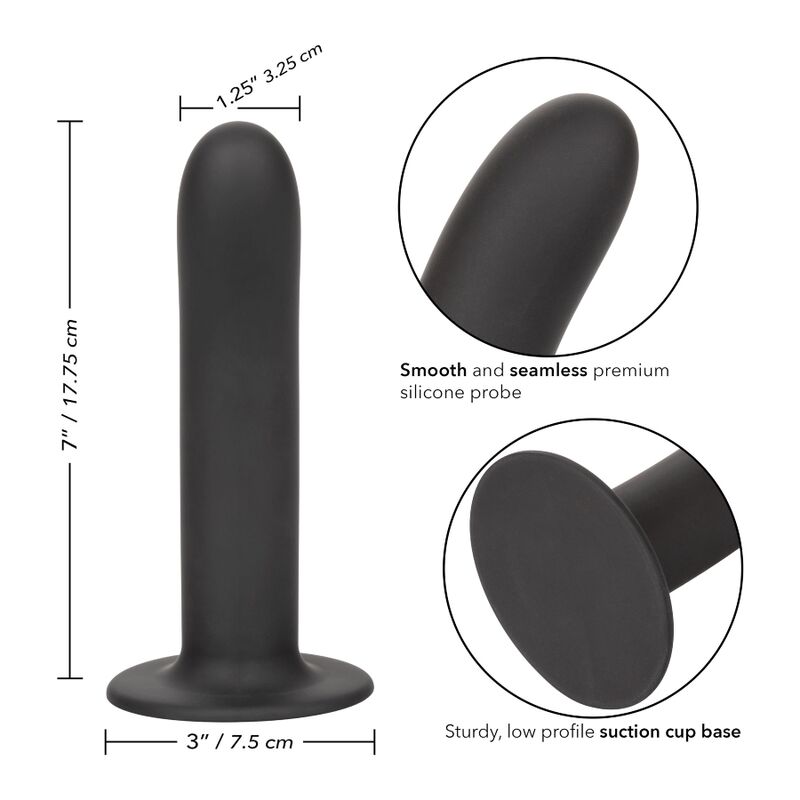 Dildo, CalExotics - Boundless, Baza cu Ventuza Puternica, 17.8 CM