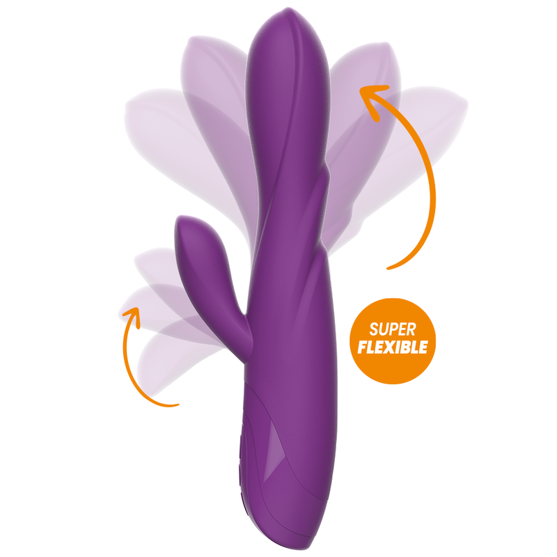 Vibrator Rabbit, Rewolution - Reworabbit Flexible, Dual Action cu 2 Motoare, 21 x 3.3 x 3.3 CM