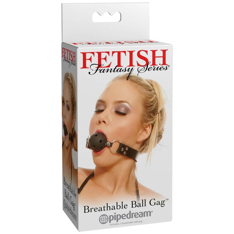 Gag cu Bila, Fetish Fantasy Series - Breathable, Curea Reglabila