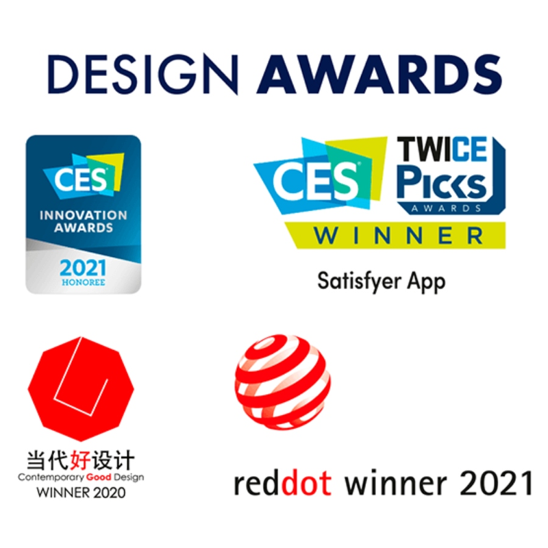 Vibrator pentru Cupluri, Satisfyer - Double Fun, Compatibil cu Aplicatia Satisfyer Connect, Mov