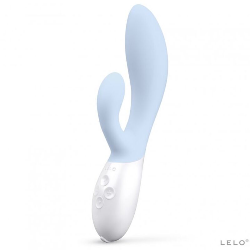 Vibrator, Lelo - Ina 3, Actiune Dubla, Luxury Celeste