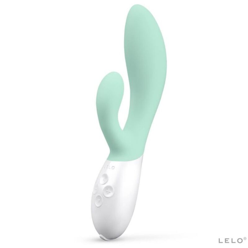 Vibrator Rabbit, Lelo - Ina 3, Actiune Dubla, Verde