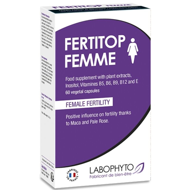 Supliment Alimentar pentru Fertilitate Femei, Labophyto - Fertitop Women, cu Maca si Inozitol, 60 Pastile