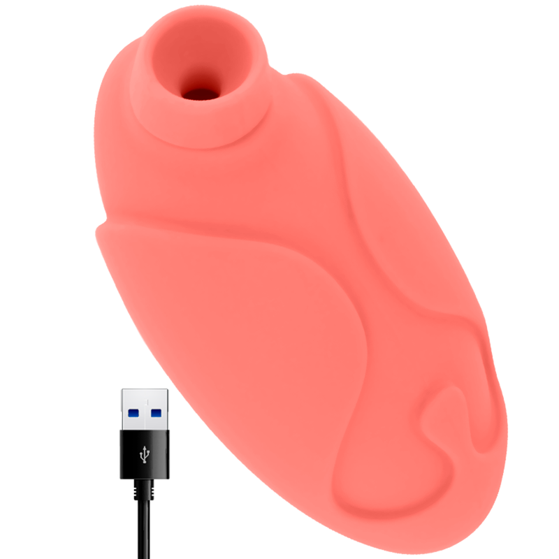 Stimulator de Clitoris, Ohmama - Coral, Stimulare cu Unde, 10 x 5.5 CM