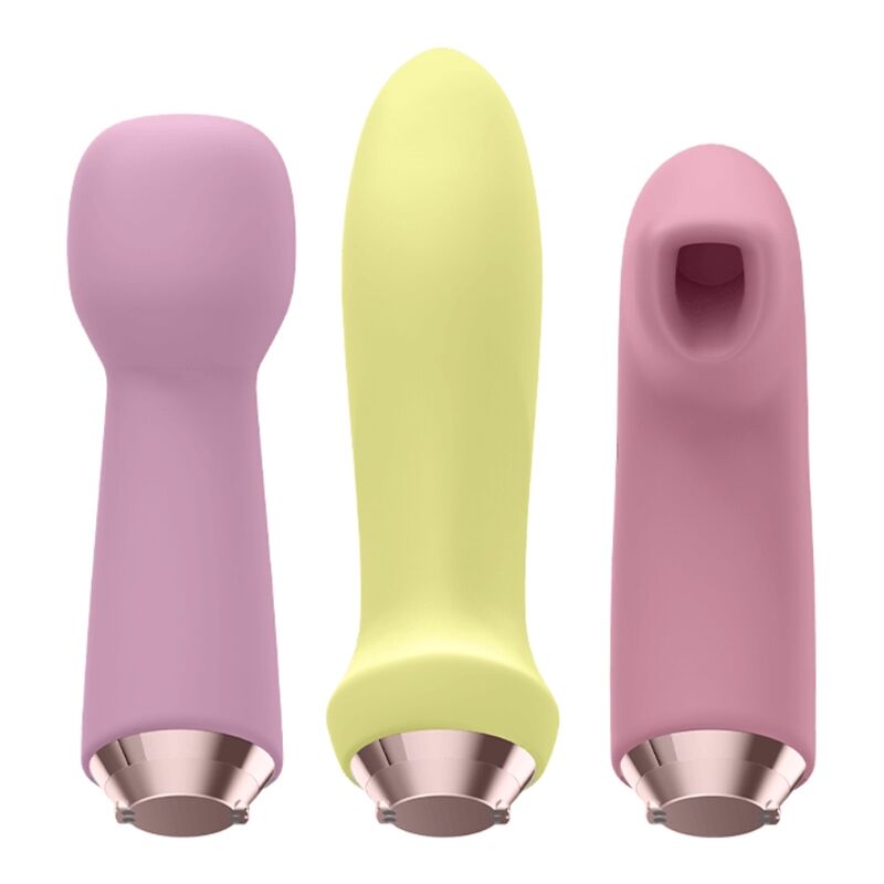 Set Vibratoare cu Pulsatii de Aer, Satisfyer - Marvelous Four, 4 in 1