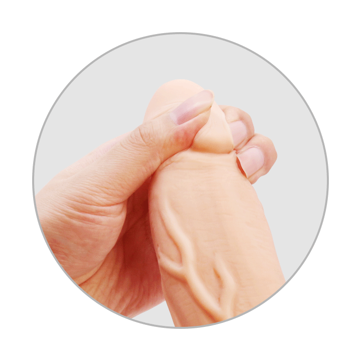 Dildo, Baile - Beautiful Jack, cu Ventuza, 26 CM