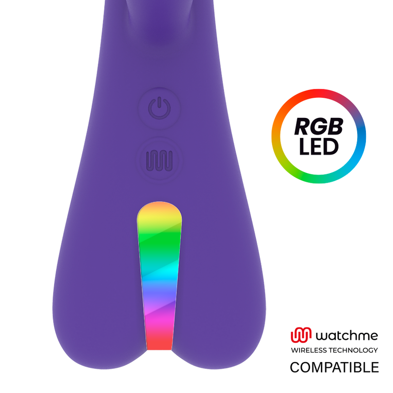 Vibrator Rabbit, Mr Boss - Aitor, Compatibil cu Tehnologia Wireless Watchme, Lila