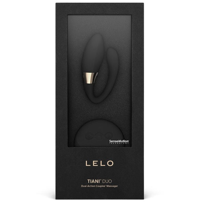 Vibrator pentru Cupluri, Lelo - Tiani Duo, cu Telecomanda SenseMotion, Negru