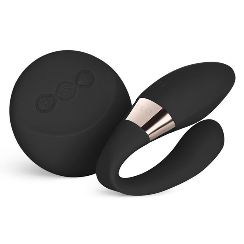 Vibrator pentru Cupluri, Lelo - Tiani Duo, cu Telecomanda SenseMotion, Negru