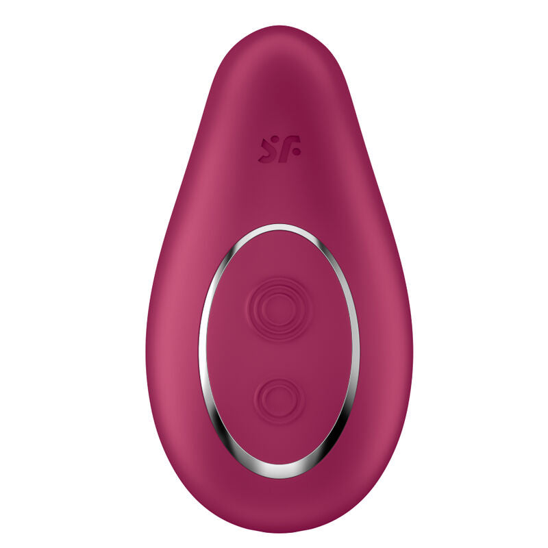 Vibrator Lay-On, Satisfyer - Dipping Delight, Impermeabil IPX7, Albastru
