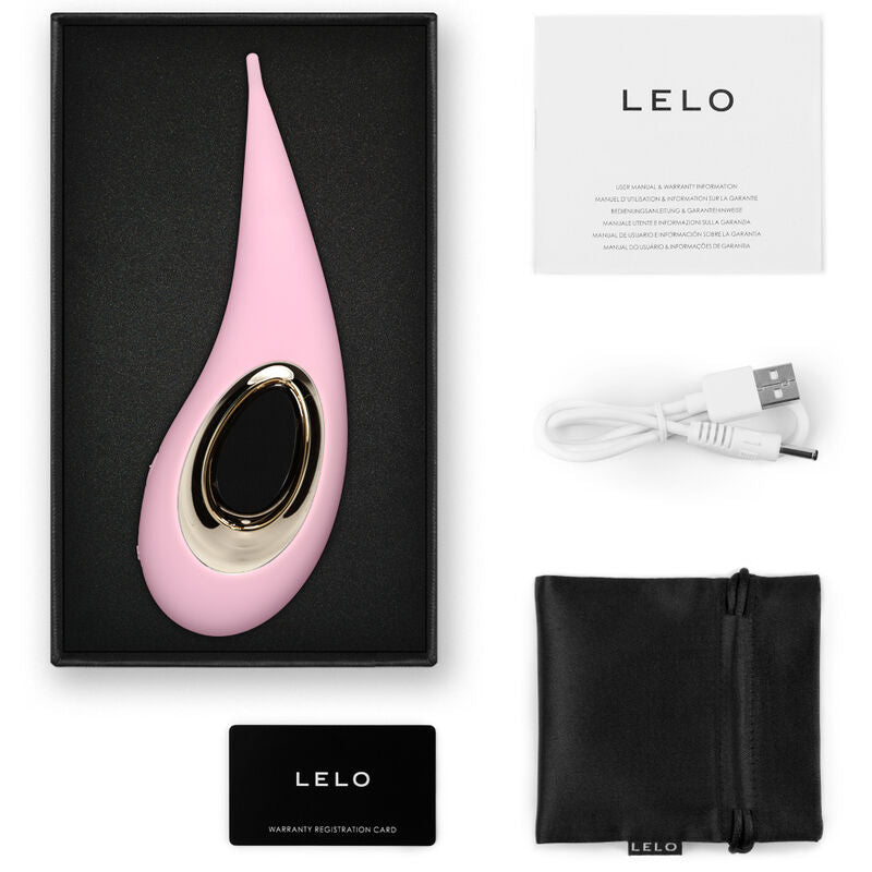 Stimulator Clitoris, Lelo - Dot, Tehnologie Infinite Loop, Roz