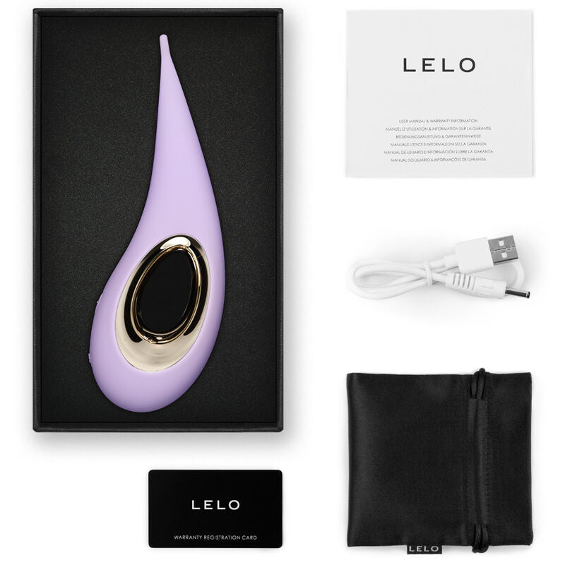 Stimulator Clitoris, Lelo - Dot, Tehnologie Infinite Loop, Lilac