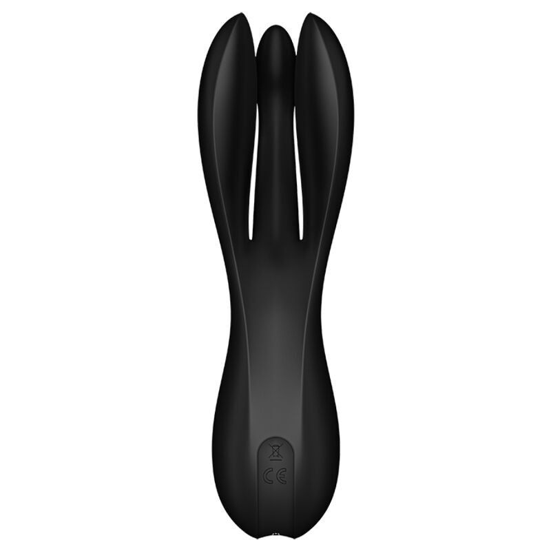 Vibrator, Satisfyer - Threesome 2, 3 Motoare, Negru