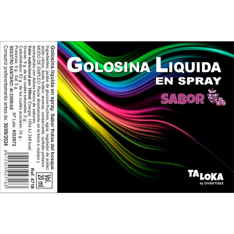 Spray Bomboane, Taloka - Liquid, cu Aroma de Fructe de Padure