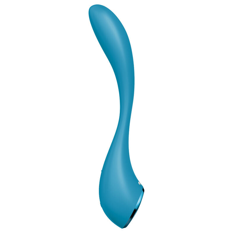 Vibrator, Satisfyer - G-Spot Flex 5, Compatibil cu Satisfyer Connect App, Albastru