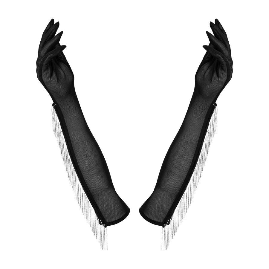 Manusi, Obsessive - Milladis, Plasa Transparanta cu Perle, S/M/L