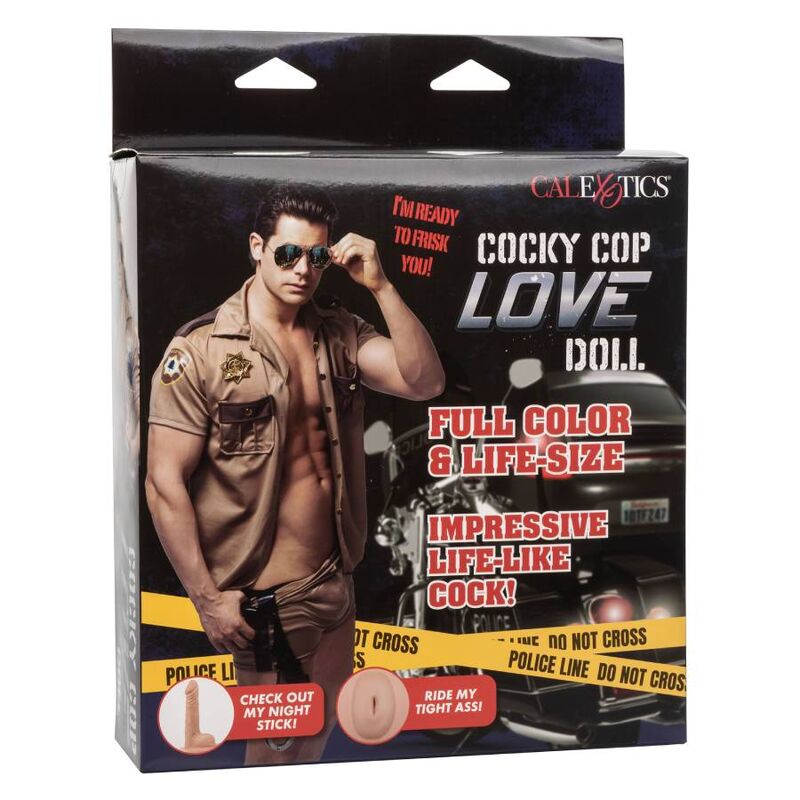 Papusa Gonflabila, CalExotics - Cocky Cop Love Doll, Marime Naturala, Masculina