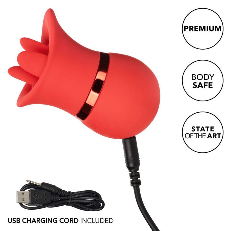 Set de Stimulare, CalExotics - French Kiss Suck & Play, 12 Functii Vibratie si Aspiratie