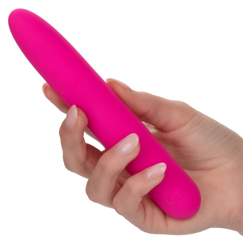Vibrator, CalExotics - Bliss Liquid Silicone Vibe, 10 Viteze, Roz