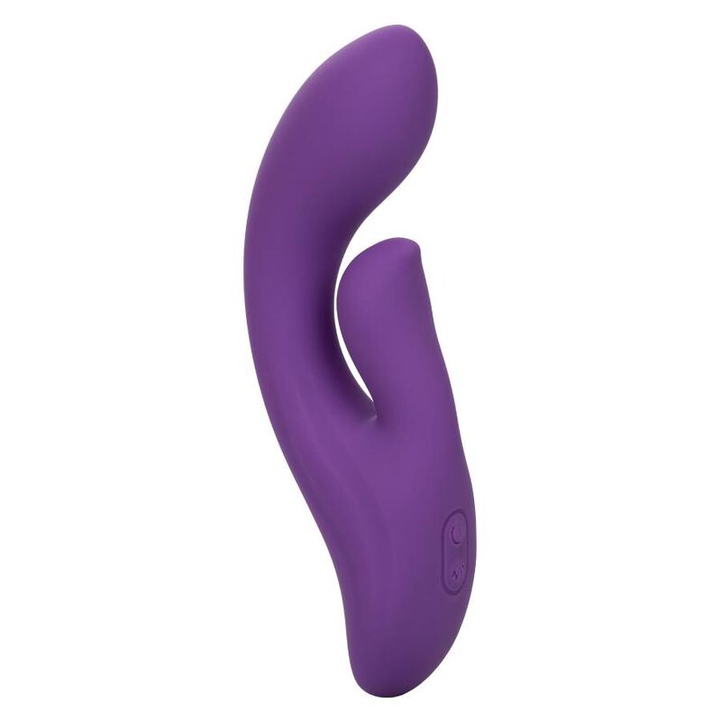 Vibrator Dual, CalExotics - Stella Dual Pleaser, Motoare Duale, Mov