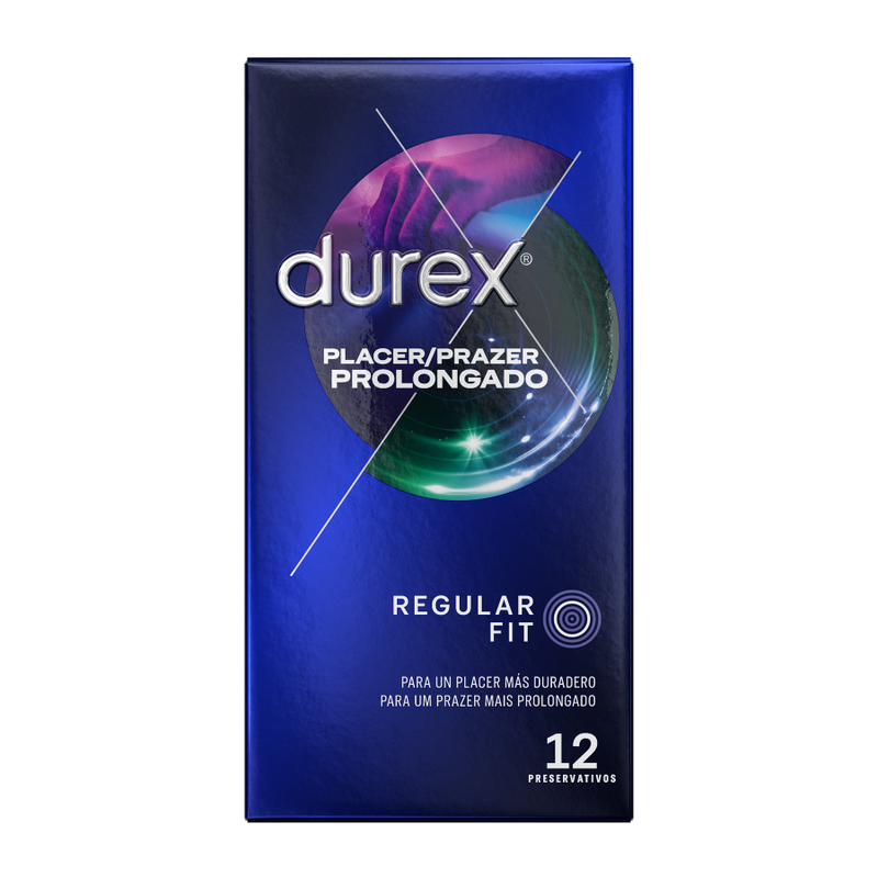 Prezervative, Durex - Pleasure Prolonged, Intarziere Ejaculare cu Benzocaina 5%, 12 Bucati