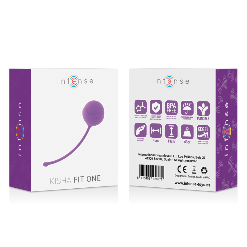 Bila Kegel, Intense - Kisha Fit One, Silicon de Calitate Medicala, Liliac