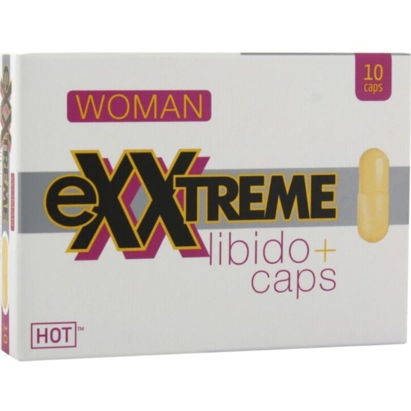 Capsule Libido, HOT - Exxtreme Woman, cu Muira Puama, 10 PCS