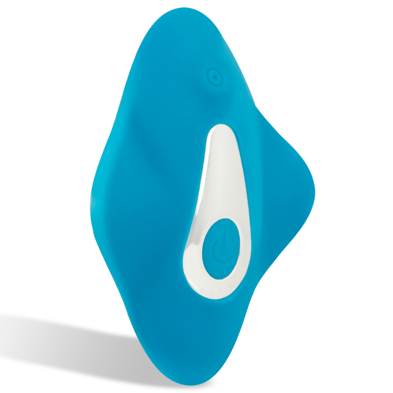 Chiloti Vibratori cu Telecomanda, Intense - Samantha, 2 Motoare, Albastru