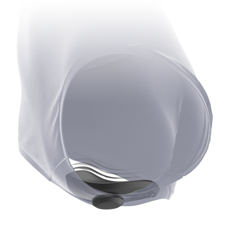 Vibrator Clitoris pentru Chiloti, Black&Silver - Preston, Control cu Telecomanda, Negru