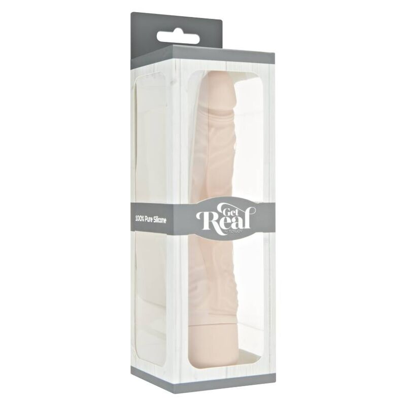 Vibrator Slim Clasic, Get Real - Classic Slim, Vibratii Multiple, Skin
