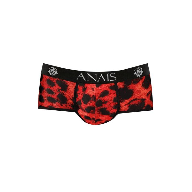 Chiloti Barbati, Anais Men - Savage, Microfibra Rosie cu Imprimeu Animalier, S