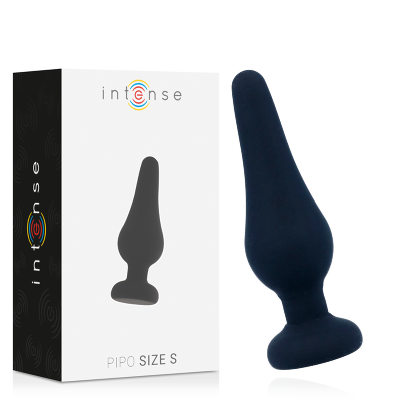 Plug Anal, Intense - Pipo S, Silicon Medical, 9.8 CM Negru
