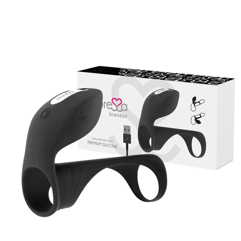 Inel-Manson Vibrator pentru Penis, Moressa - Brandon, 7 Moduri de Vibratie, D - Interior 3 CM