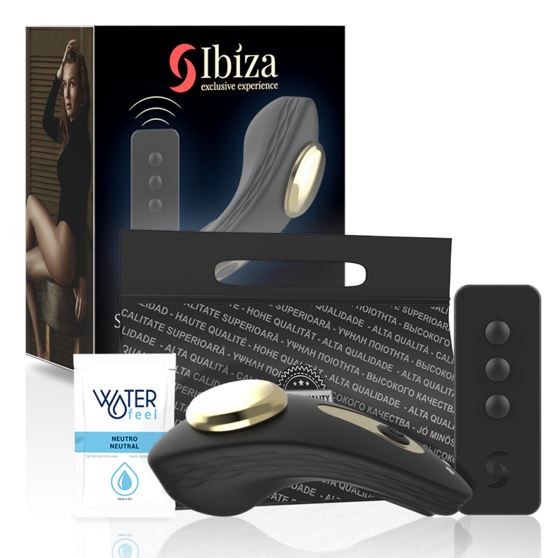Vibrator Clitoris pentru Chiloti, Ibiza - Silicone Panty, cu Telecomanda