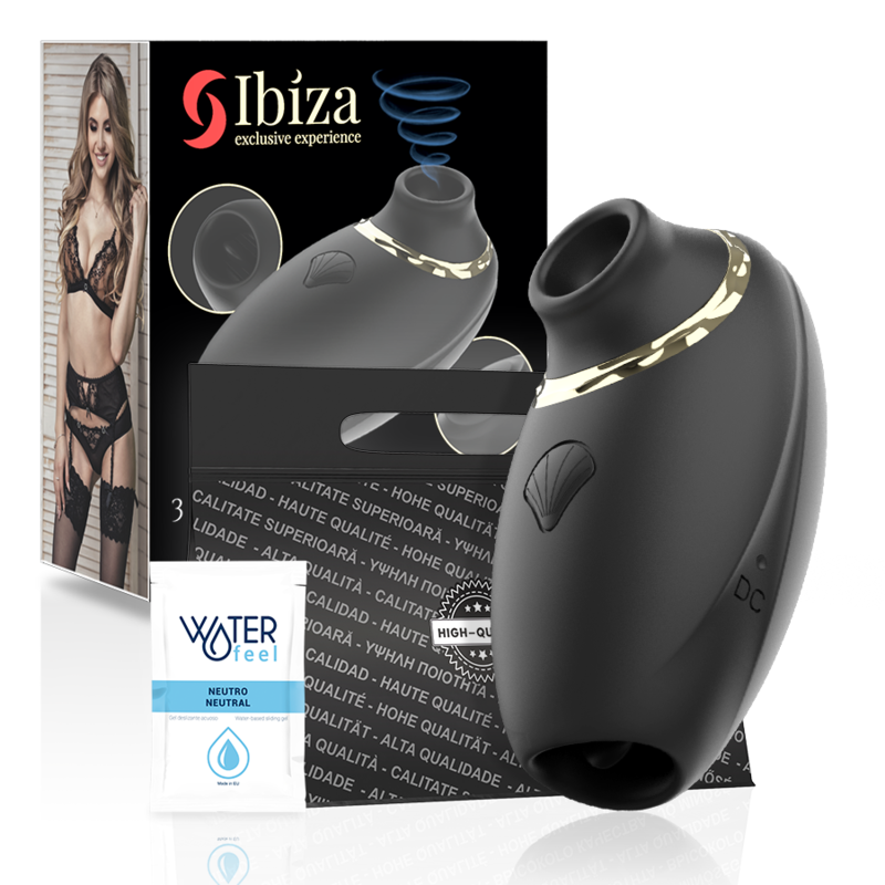 Stimulator Clitoris, Ibiza - 3 in 1 Sucking Licking Pulsing Vibe, 8 Moduri