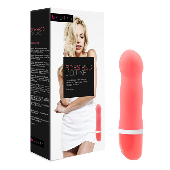 Vibrator, B Swish - Bdesired Deluxe, 6 Functii de Vibratie, Coral