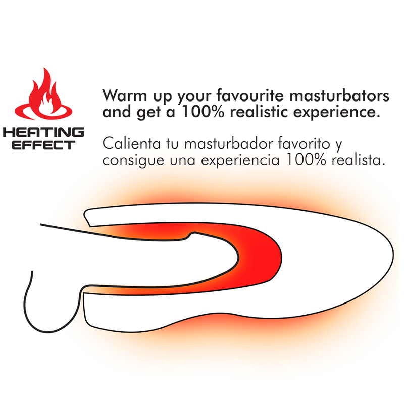 Masturbator, Jamyjob - Spin-X, Incalzire si Rotatie, Negru/Rosu