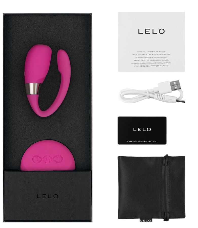 Vibrator pentru Cupluri, Lelo - Insignia Tiani 3, cu Telecomanda SenseMotion, Roz