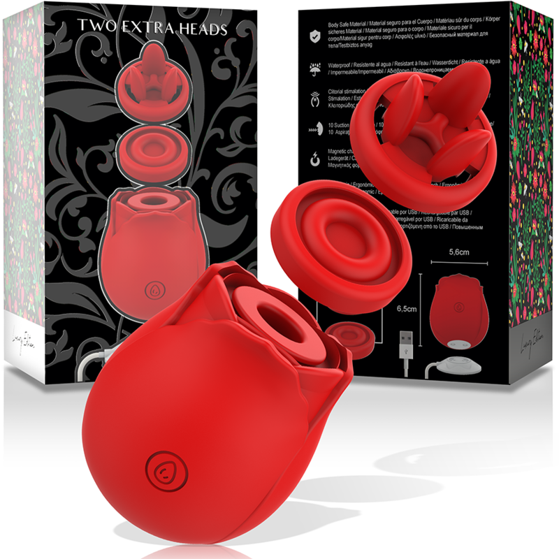 Stimulator Clitoris, Mia - Rose 2.0, cu Doua Capete, Luxury Edition