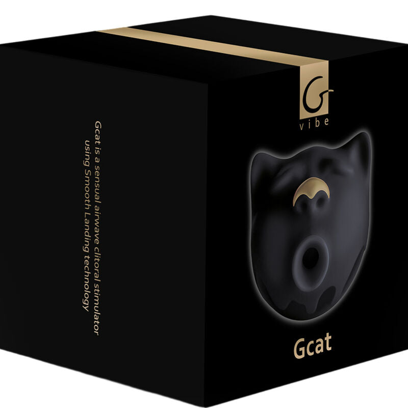 Stimulator Clitoris, G-Vibe - GCAT, 6 Niveluri de Aspiratie, Mystic Black