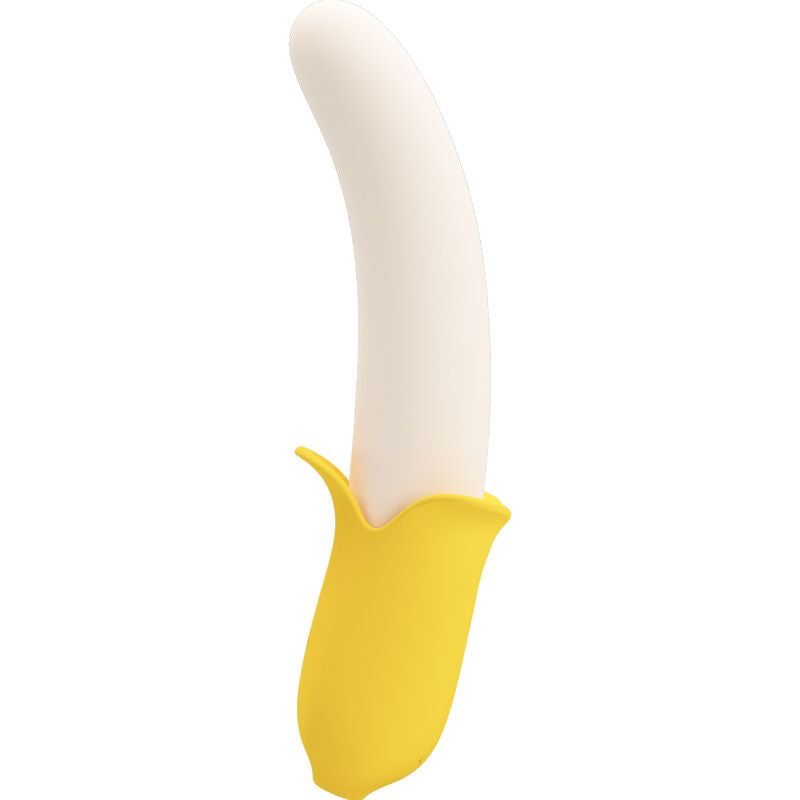 Vibrator, Pretty Love - Banana Geek Super Power, 7 Vibratii si 3 Moduri de Impingere, Negru