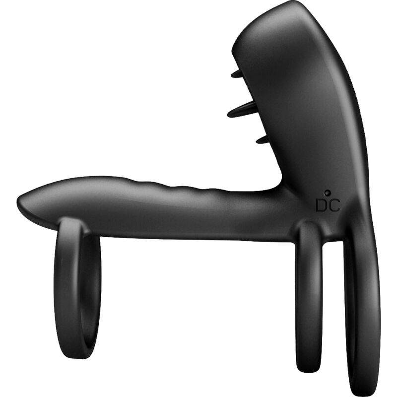 Manson Penis, Pretty Love - Jammy, 12 Vibratii cu Limba din Silicon, Negru