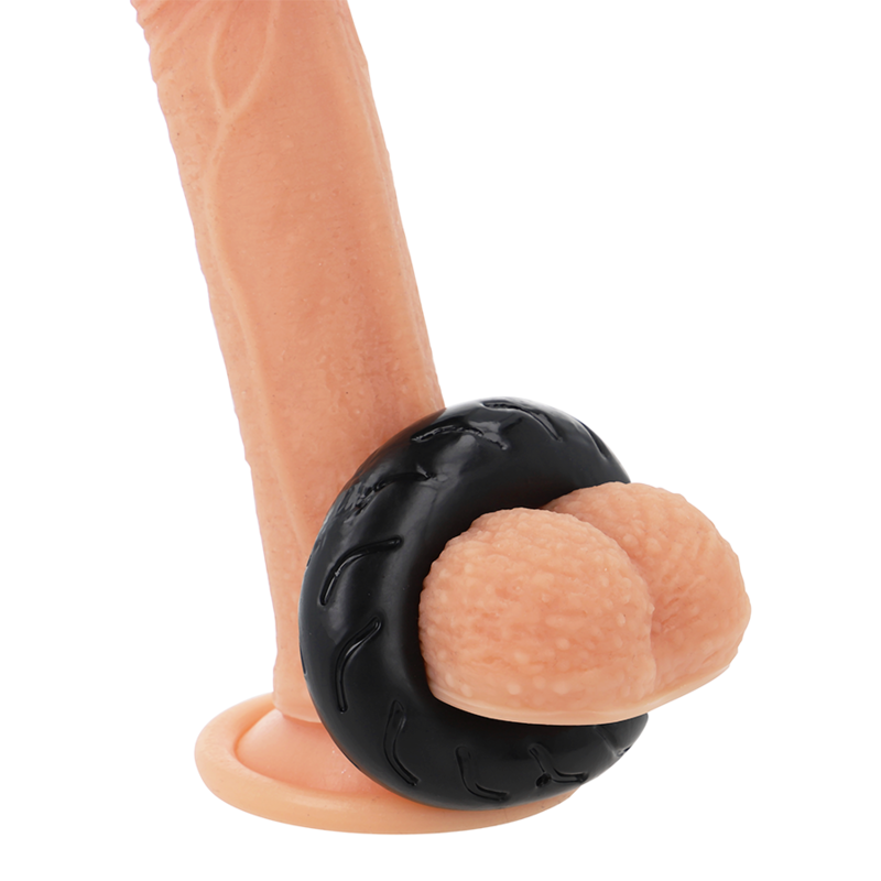Inel Penis, Powering - PR08, Super Flexibil si Rezistent, 5 CM Negru