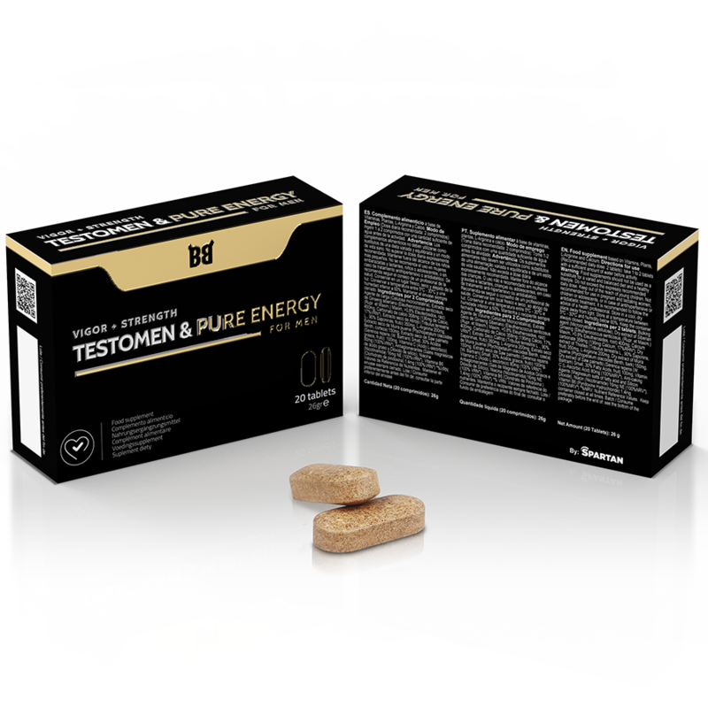 Capsule, Black Bull - Testomen & Pure Energy, pentru Barbati, 20 Capsule