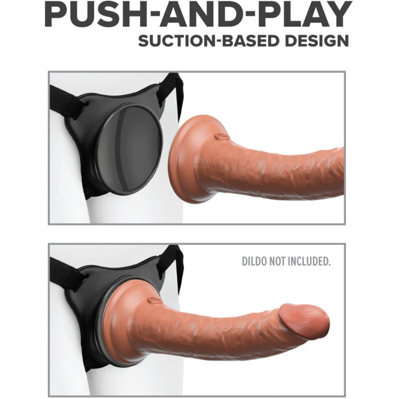 Ham Strap On, Pipedreams - Body Dock Original, Sistem Universal cu Ventuza