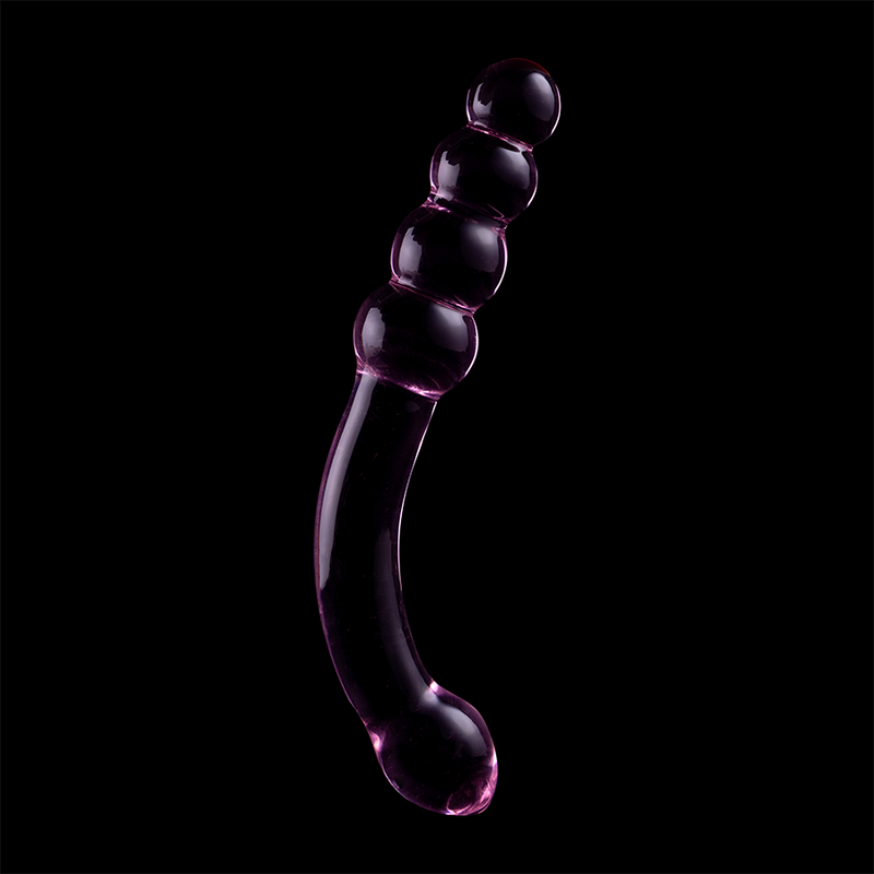 Dildo, Ibiza - Nebula Series Model 14, Sticla Borosilicata, 18.5 CM / Transparent / D - 3 CM