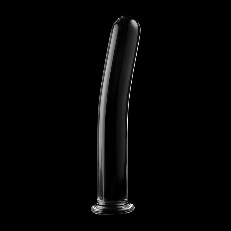 Dildo, Ibiza - Nebula Series - Model 17, Sticla Borosilicata, 18.5 CM D - 3 CM Transparent