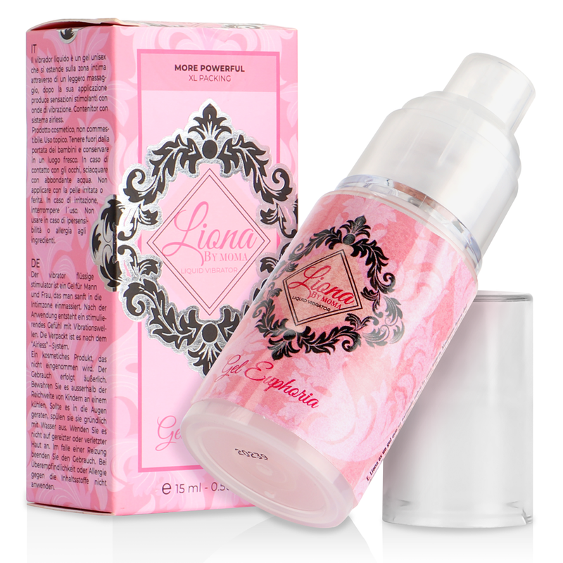 Gel Vibrator Lichid, Liona By Moma - Euphoria, Efect Imediat, 15 ML