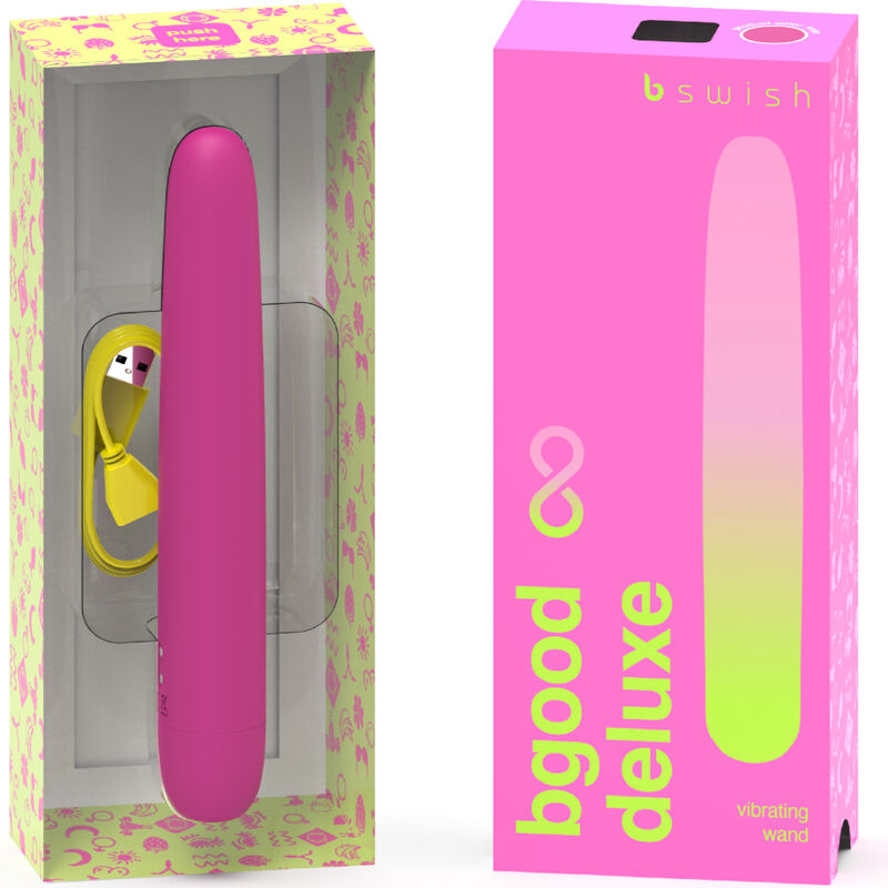 Vibrator, B Swish - Bgood Infinite Deluxe, Reincarcabil, 18 CM Roz