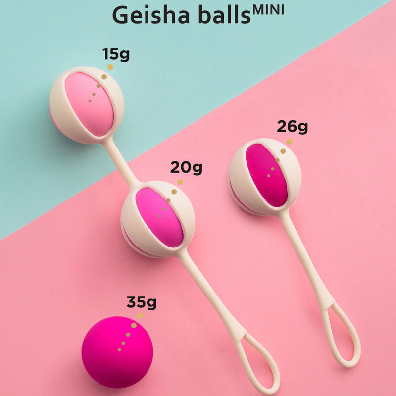 Bile Geisha, G-Vibe - Geisha Balls Mini, Set de 4, Purple